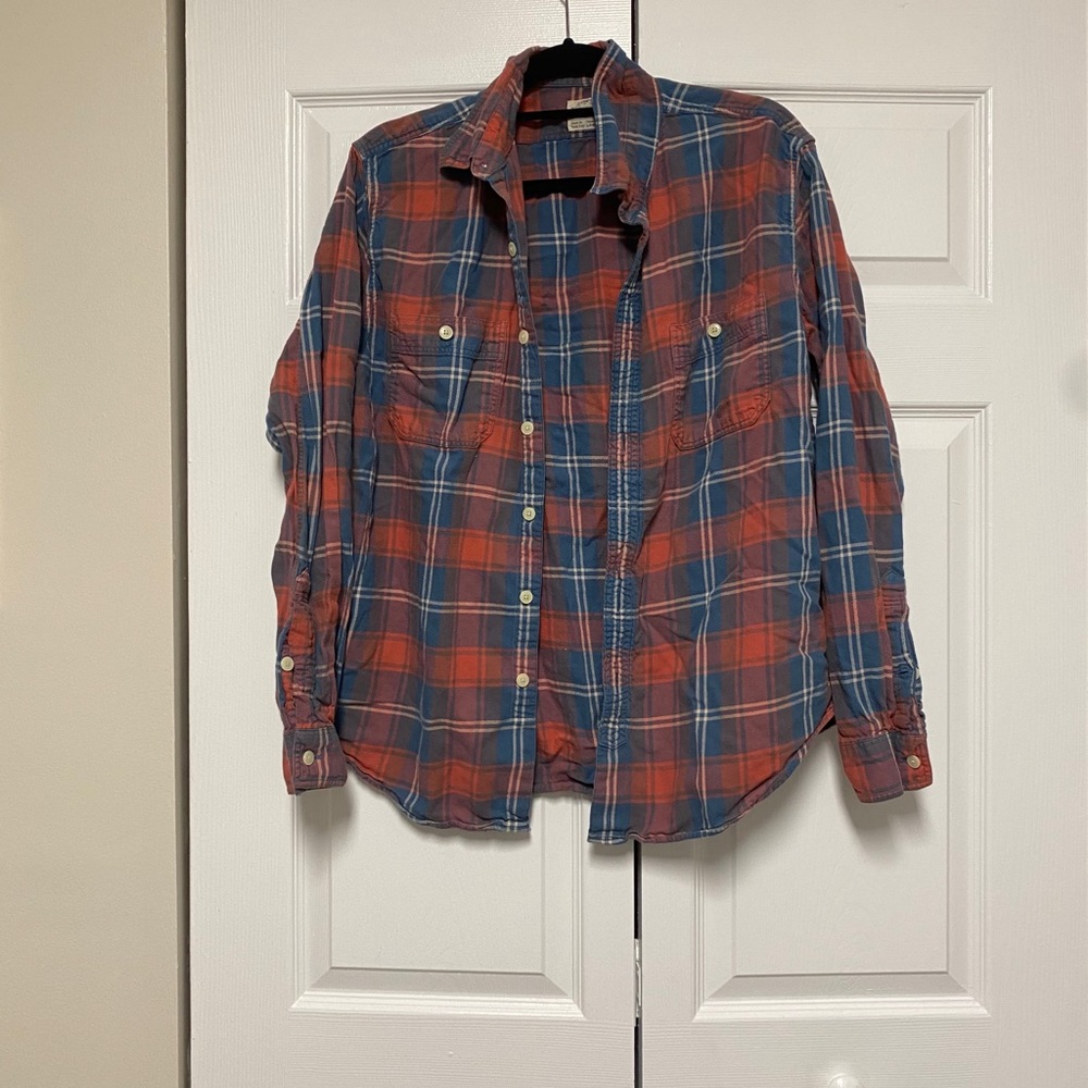 J Crew cotton flannel size large